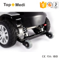 Quatro rodas Scooter de mobilidade elétrica dobrável com anti-roda